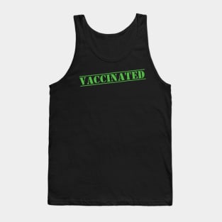 Vaccinated Check covid 2021 Tank Top